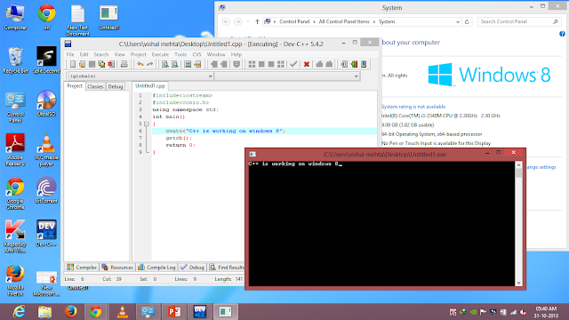 install dev c++ for windows 8 working 