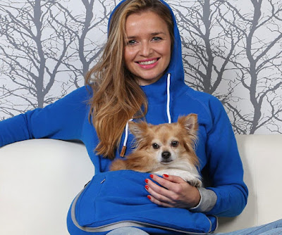 AWESOME Roodie Pet Carrier Hoodie, Carry Your Cat, Small Dog Like Kangaroo ... Enjoy Without a Pet and Look Stylish!!