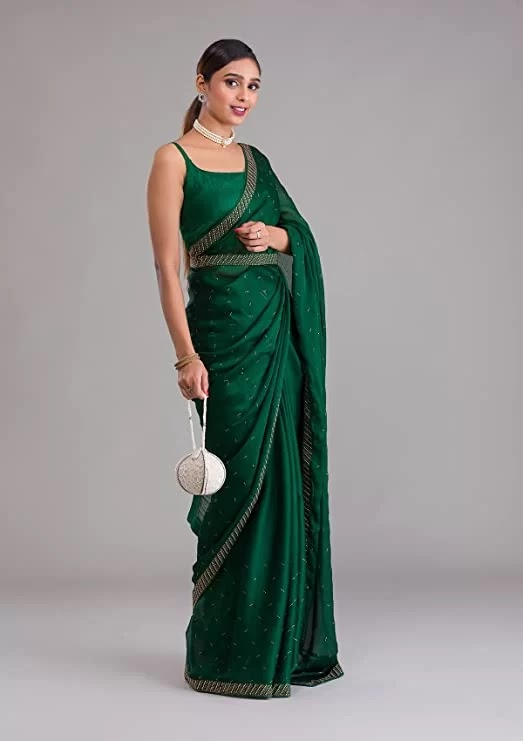 Crepe Woven Saree