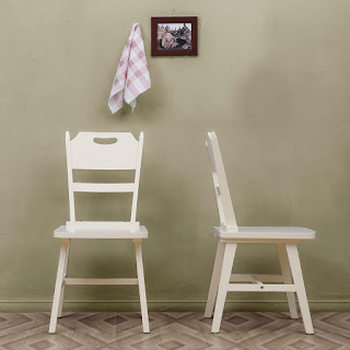 Model Kursi Kayu Minimalis warna putih