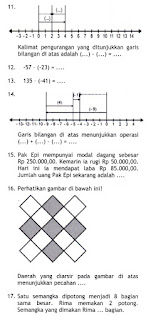 Contoh Soal UTS 2 Matematika Kelas 4 SD/MI (genap) Terbaru