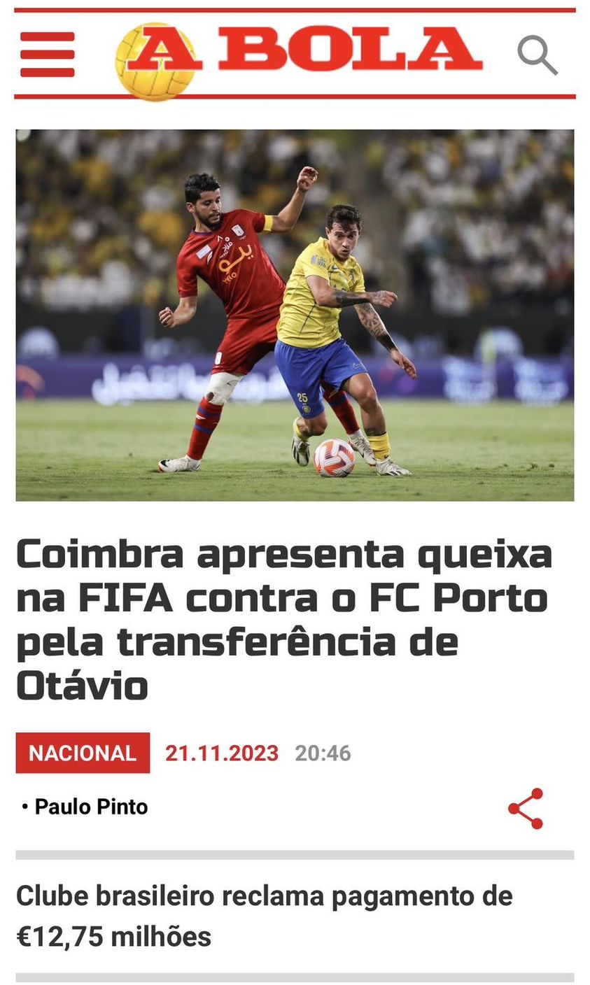 Wesley desperta interesse do Benfica