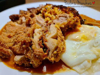 Hainanese curry chicken cutlet & braised pork belly rice - TOBY'S Kopi Toast Bakery