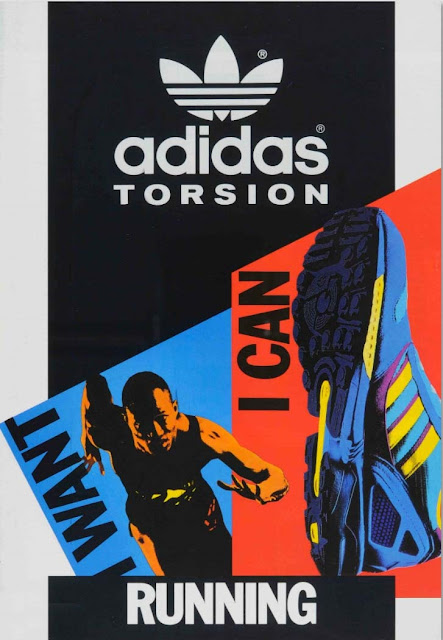 I want I can - adidas Werbung Katalog Torsion ZX 8000 C 1989