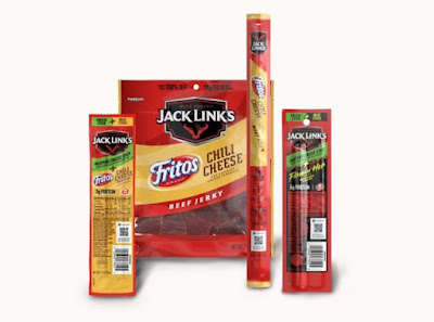 Jack Link's Fritos Chili Cheese Beef Jerky and Meat Sticks.