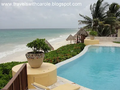 beach at Fairmont Mayakoba in Playa del Carmen, Mexico