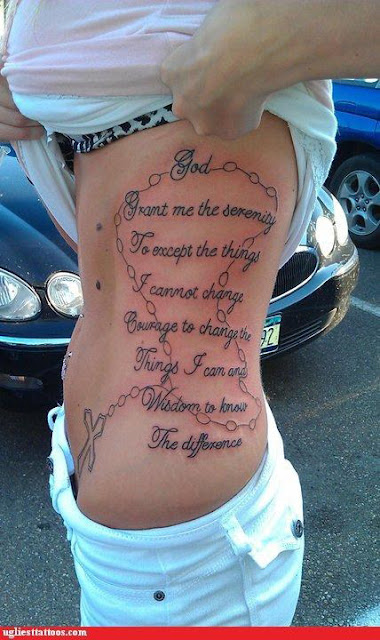 Serenity Prayer Tattoo