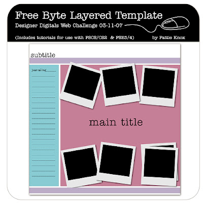 Template by Patti Knox for Designer Digitals