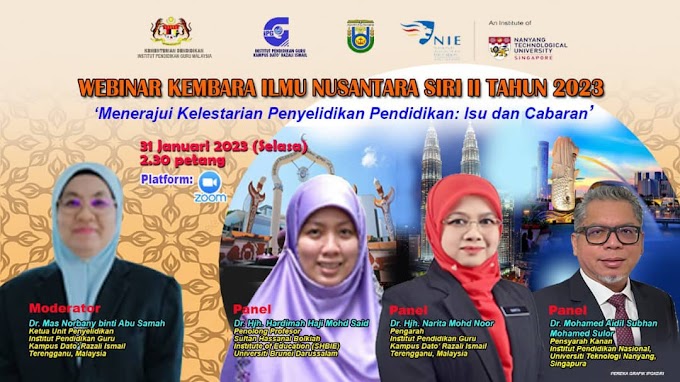 Webinar Kembara Ilmu Nusantara Siri II Tahun 2023