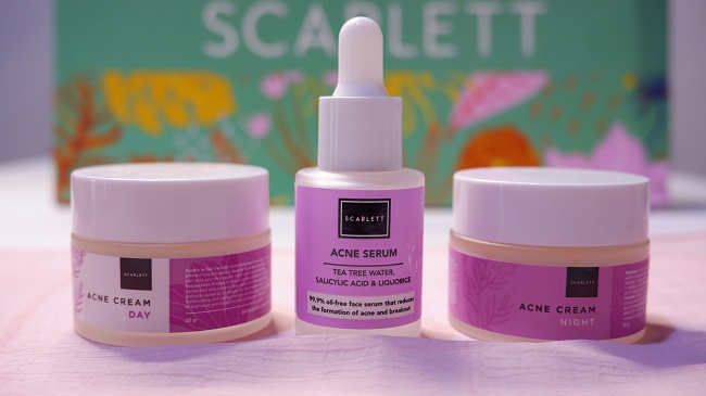 Pengalaman Pakai SCARLETT Acne Serum dan Acne Cream Pada  