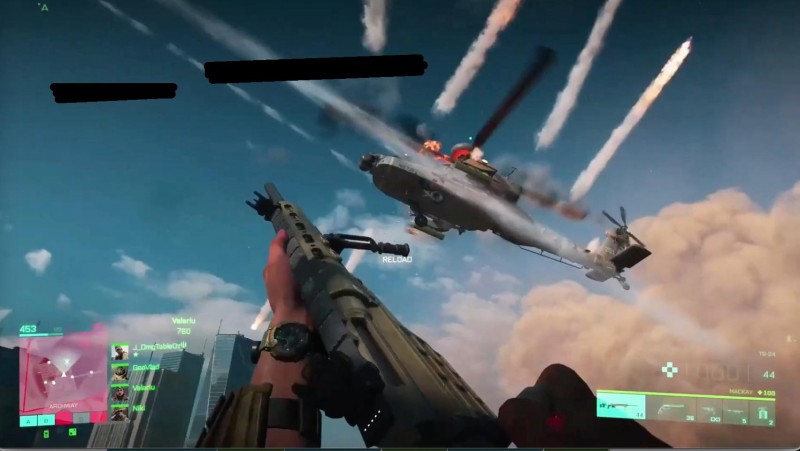 Gameplay screenshots of the next Battlefield