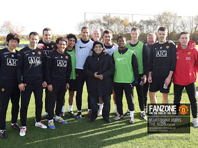 Maradona Joins The Reds - Manchester United - Training Sessions - Wallpapers