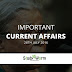 Important Current Affairs 28th July 2016