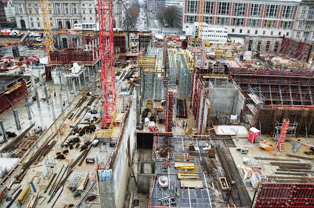 Baustelle Berliner Schloss, Stadtschloss, Schlossplatz, 10178 Berlin, 10.12.2013