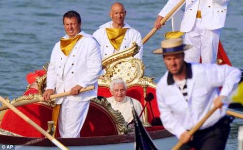 Pope Takes To The Waters