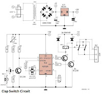 Rangkaian Saklar Tepuk (Clap Switch Circuit)