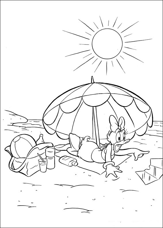 Download Fun Coloring Pages: Disney Daisy Duck Coloring Pages