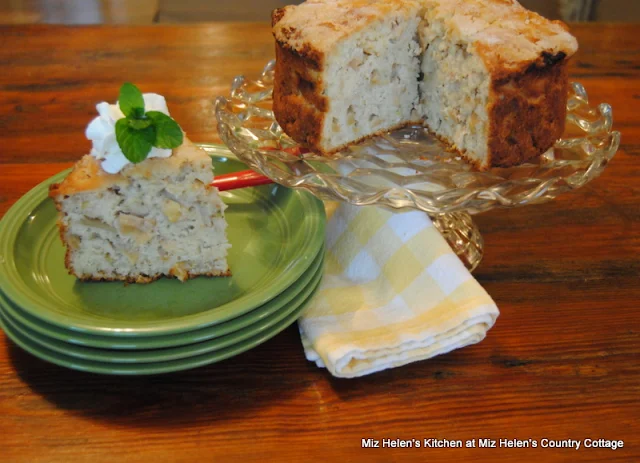 Irish Apple Cake at Miz Helen's Country Cottage