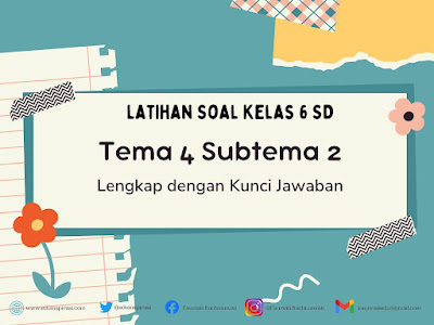 ABOUT ME Latihan Soal Kelas 6 Tema 4 Subtema 2 Lengkap dengan Kunci Jawaban