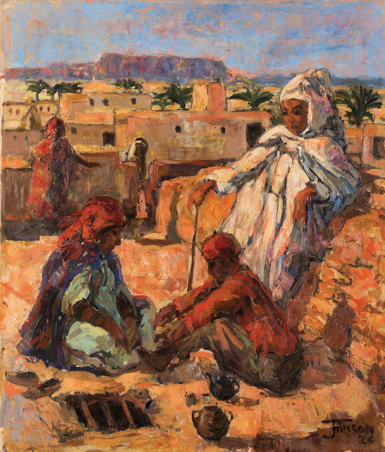 Les petits algériens à Bou Saada, 1926 par Jehan Frison
