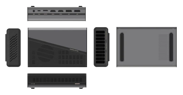 GMK AD-GP1 eGPU: Radeon RX 7600M-XT with OCuLink and USB4