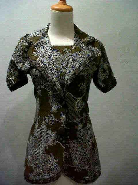 viollyne shop BLOUSE CARDI BLAZER BATIK KERIS  HARGA 