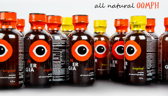 NERGIA Natural Energy Drink Shot With Guarana