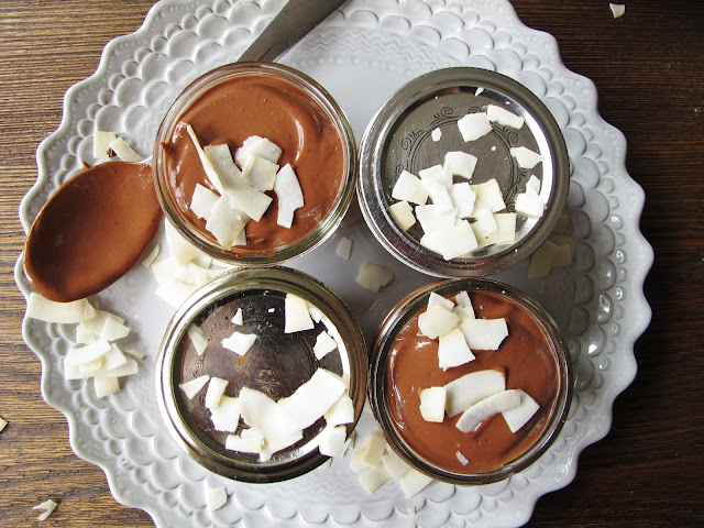 Chocolate Coconut Tofu Mousse