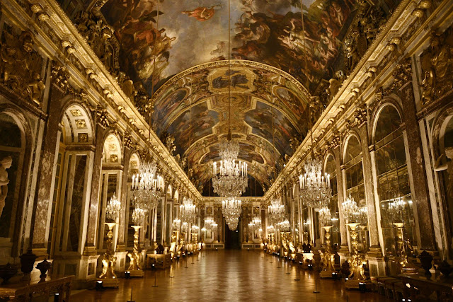 Galerie des Glaces, Зеркальный зал Версальского дворца, 6 марта 2017 г.