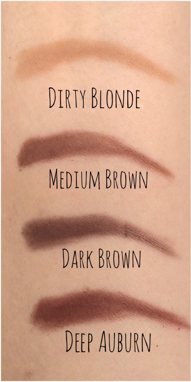 Dirty Blonde, Dark Brown, Medium Brown, Deep Auburn