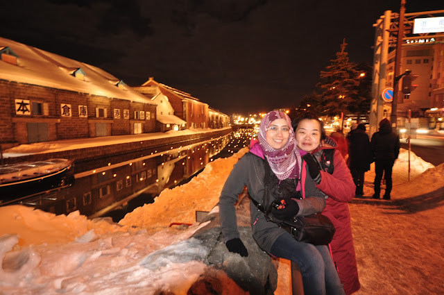 SIM IYEO SAPPORO SSEAYP HOKKAIDO JAPAN SALJI OTARU CANAL SNOW LIGHT PATH FESTIVAL YUKI AKARI NO MICHI