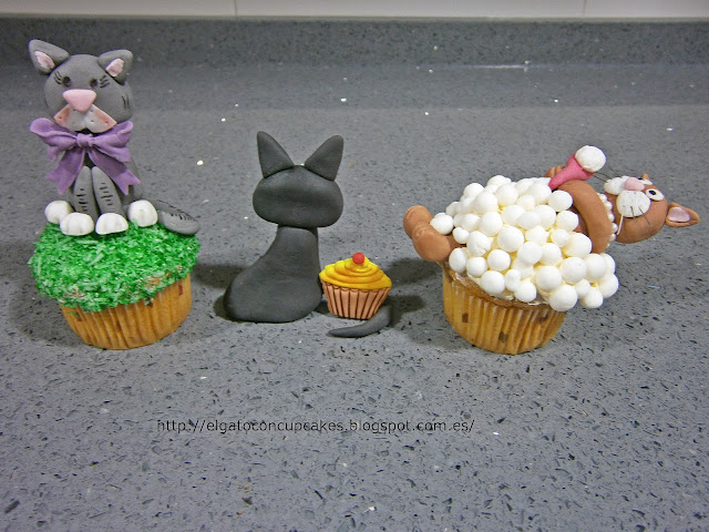 cupcakes gatos