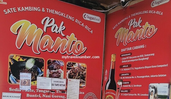 Sate Kambing Pak Manto