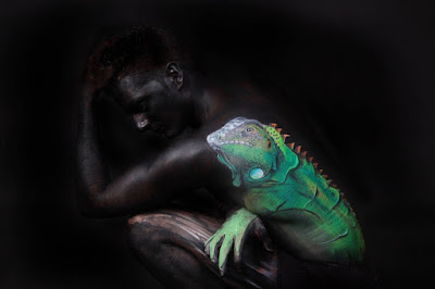 Green Pear Diaries, arte, body painting, Gesine Marwedel