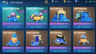 Cara Top Up Diamond Mobile Legends di Shopee