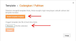 Cara Mengganti Template di Blogger 2