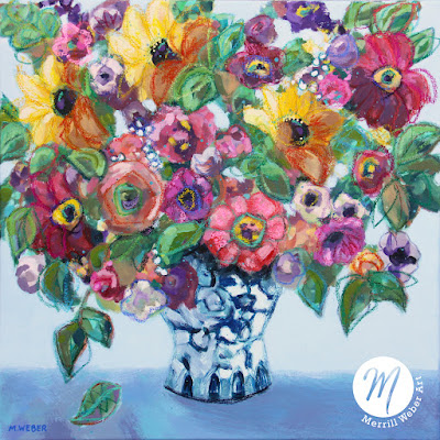 blue-rhapsody-floral-painting-merrill-weber