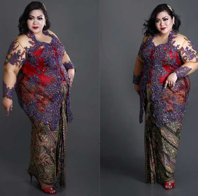 Kumpulan Kebaya  Modern  untuk Orang  Gemuk  yang menarik 