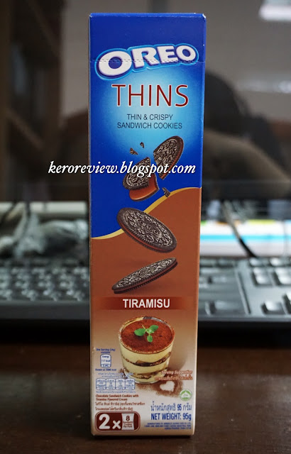 รีวิว โอรีโอ ทินส์ ทีรามิสุ คุกกี้แซนวิช (CR) Review Oreo Thins Thin & Crispy Sandwich Cookies Tiramisu.