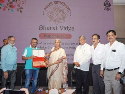 Union Finance Minister Sitharaman launches e-learning platform ‘Bharat Vidya’