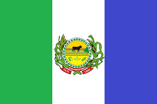 Bandeira de Brasilândia de Minas MG