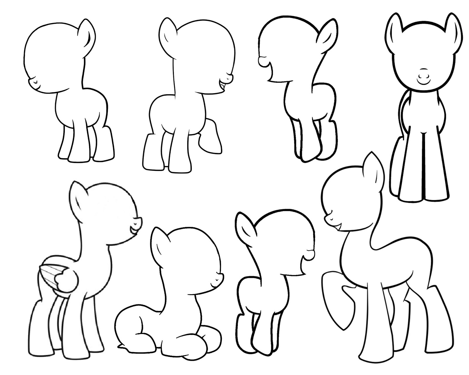 How to Draw My Little Pony Body