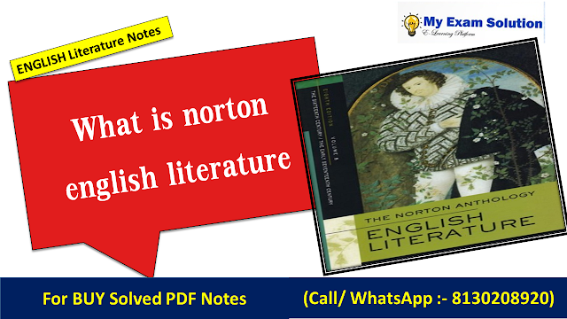 What is norton english literature