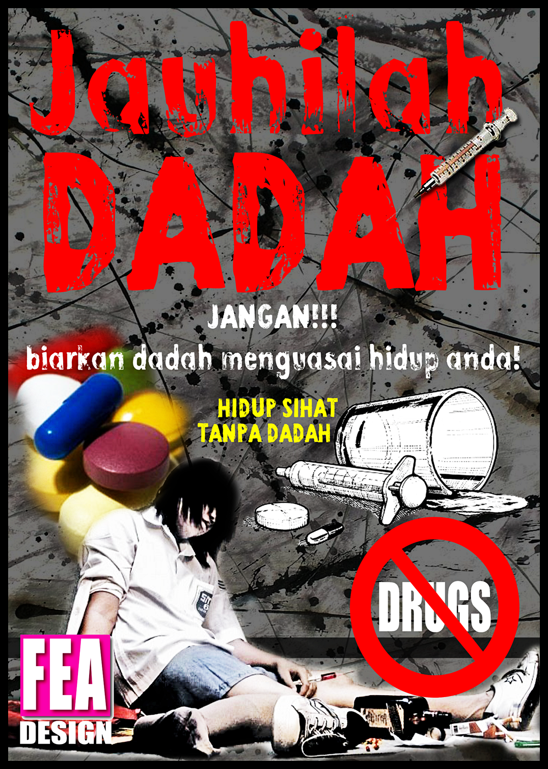 Contoh Gambar Poster Anti Dadah - Tweeter Directory