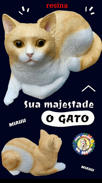 PARA QUEM AMA GATOS,  TEMOS VÁRIOS DE RESINA