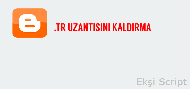 blogger tr uzantısını kaldırma