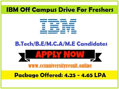 IBM Recruitment Drive For Freshers 2023