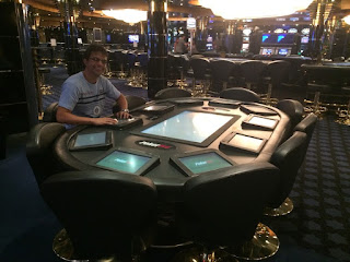 Mesa de poker n cruzeiro Msc Magnifica