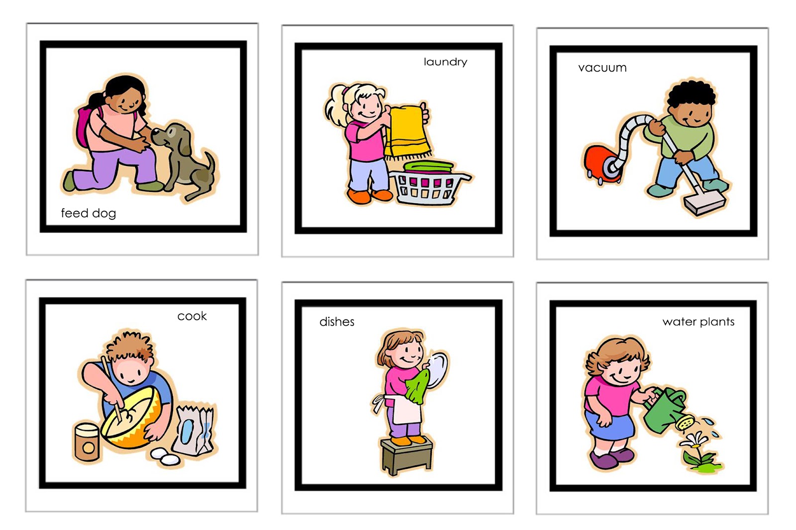 Child Making Bed Clip Art