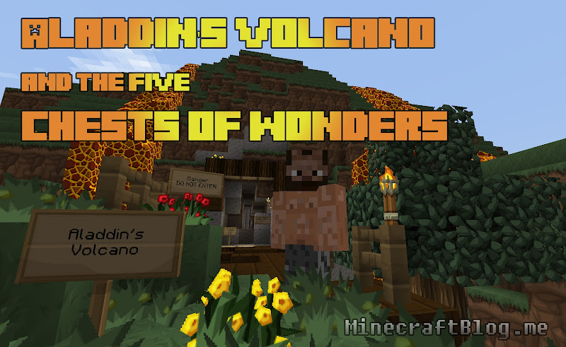  Of Minecraft Puzzle Game Quot Aladdin S Volcano And The Five wallpaper title=